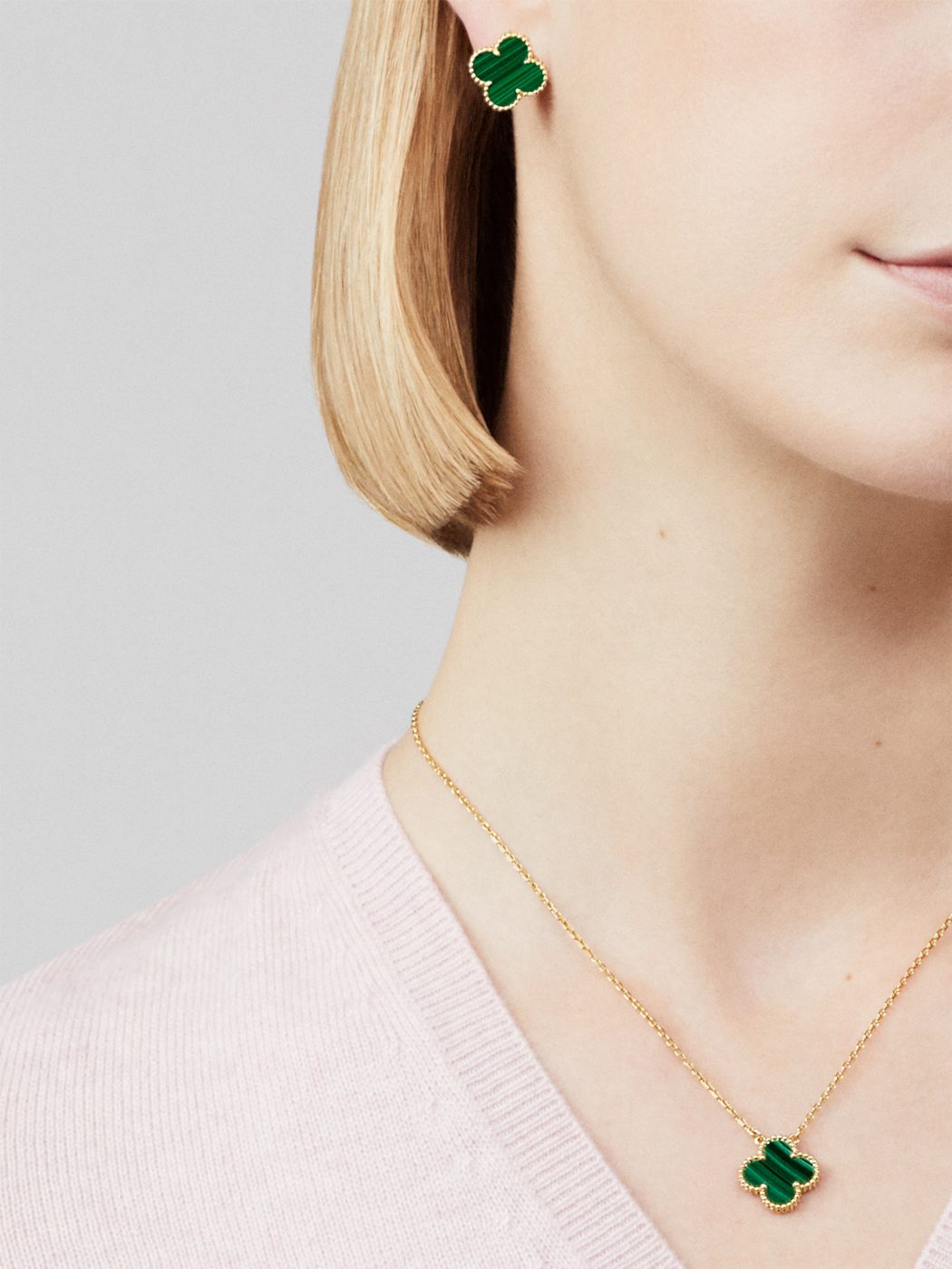 Pendentif Trèfle Précieux