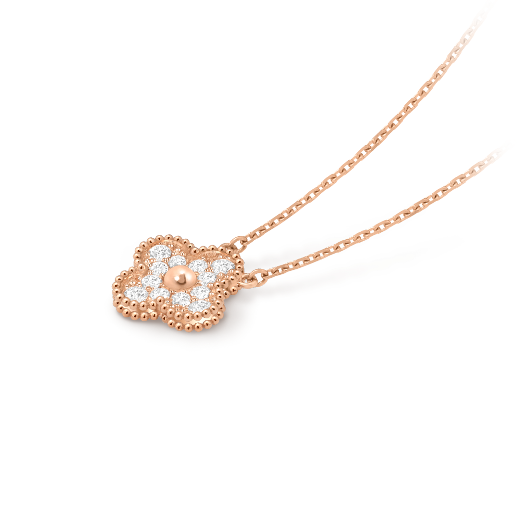Pendentif Trèfle Précieux